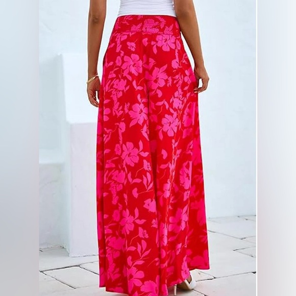 PrettyGarden Pants - NEW PrettyGarden Wide Leg Palazzo Pants High Waisted Flowy Pockets Size Medium